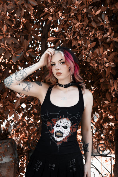 Art The Clown (Spiderweb) Ribbed Tank Top