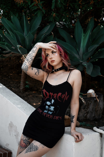 Dracula (Love never dies) Lace Strap Dress