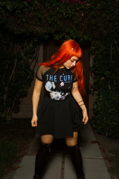 The Cure Fishnet Baby Doll Dress