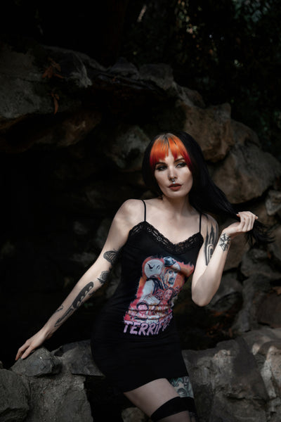 Art Crispies Lace Strap Dress