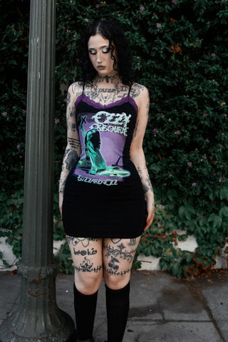 Ozzy Purple Lace Strap Dress