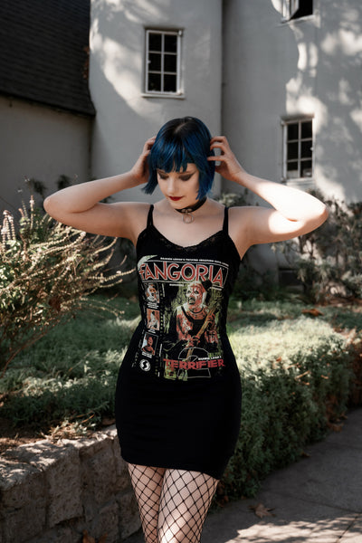 Terrifier X Fangoria Magazine Cover Lace Strap Dress