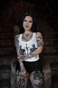 Battle Zombies Ribbed Tank Top