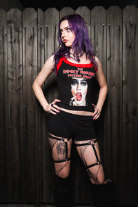 Rocky Horror Red Lace Ribbed Tank