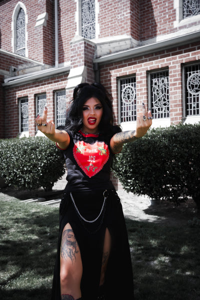 F Ice Ringer Tee (Heart)
