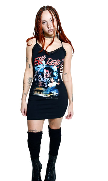 Evil Dead Lace Strap Dress