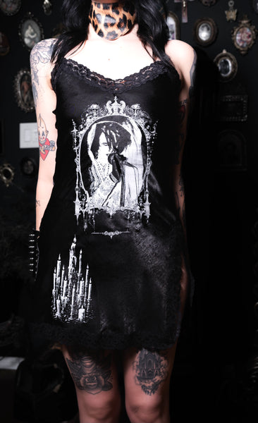 Rozz - Christian Death Mini Slip Dress