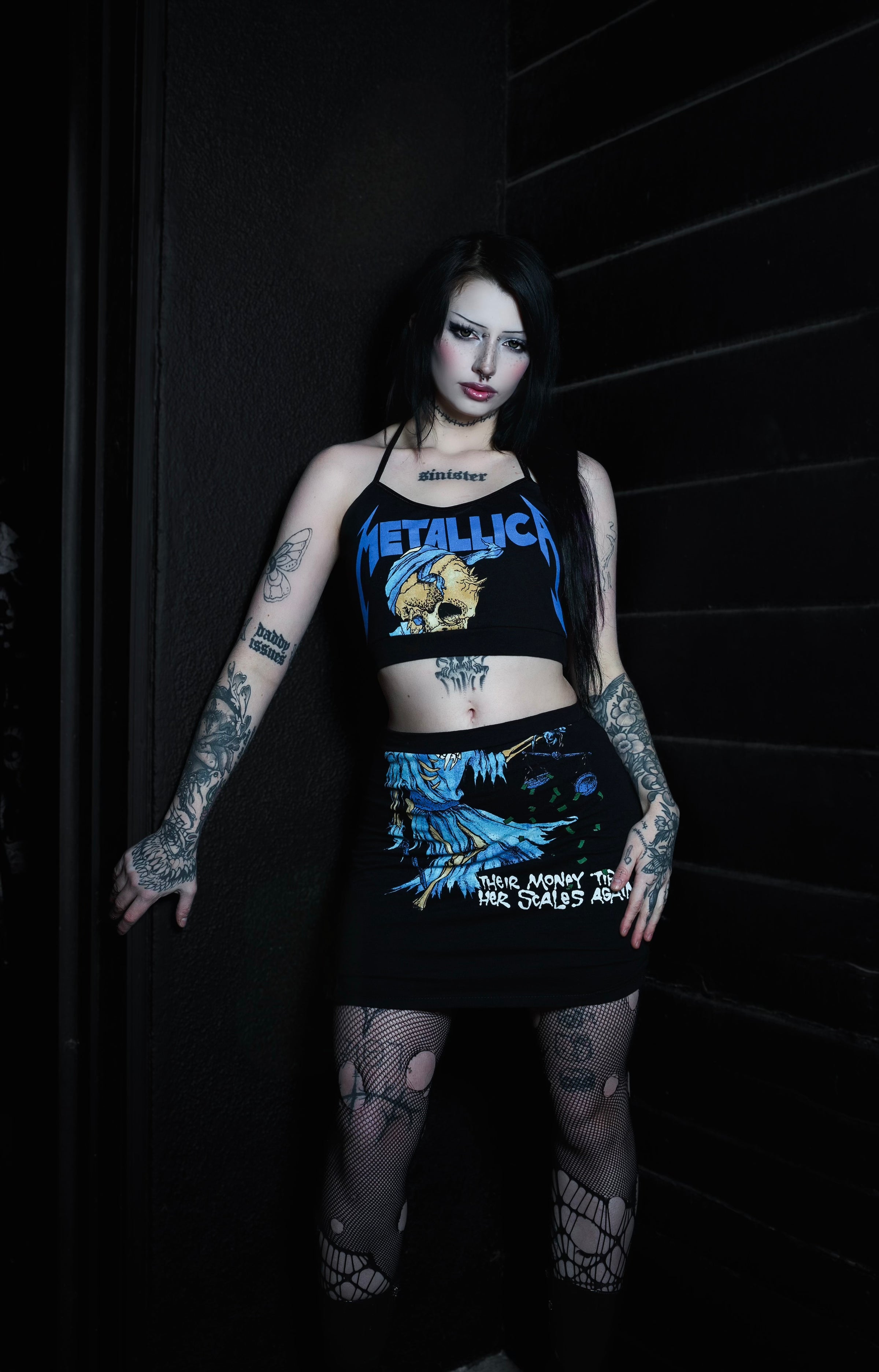 Two Piece Metallica Dress