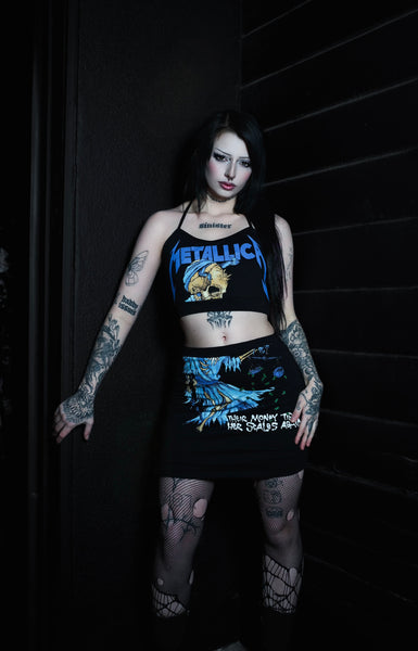 Two Piece Metallica Dress