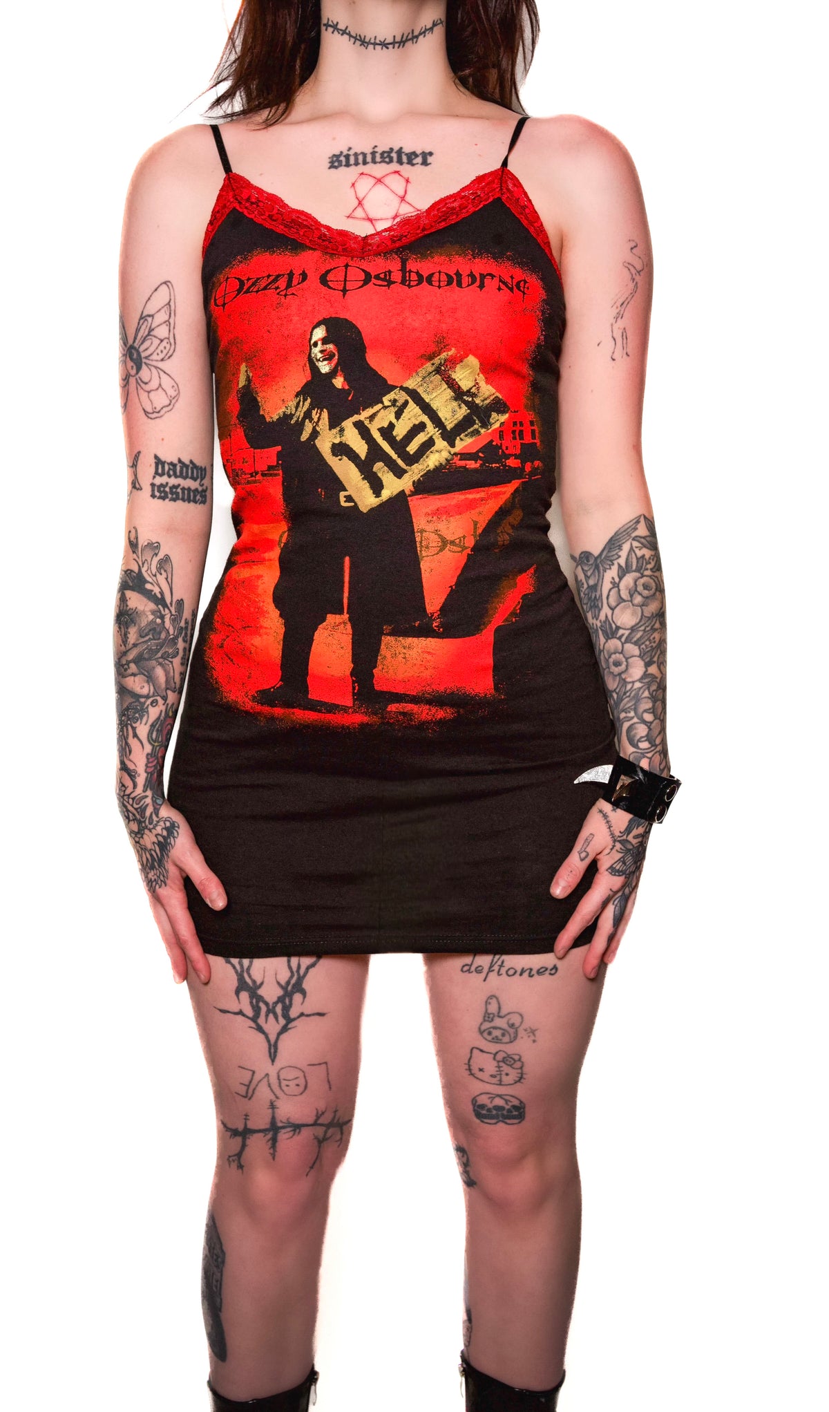 Ozzy Lace Strap Dress (Hell)