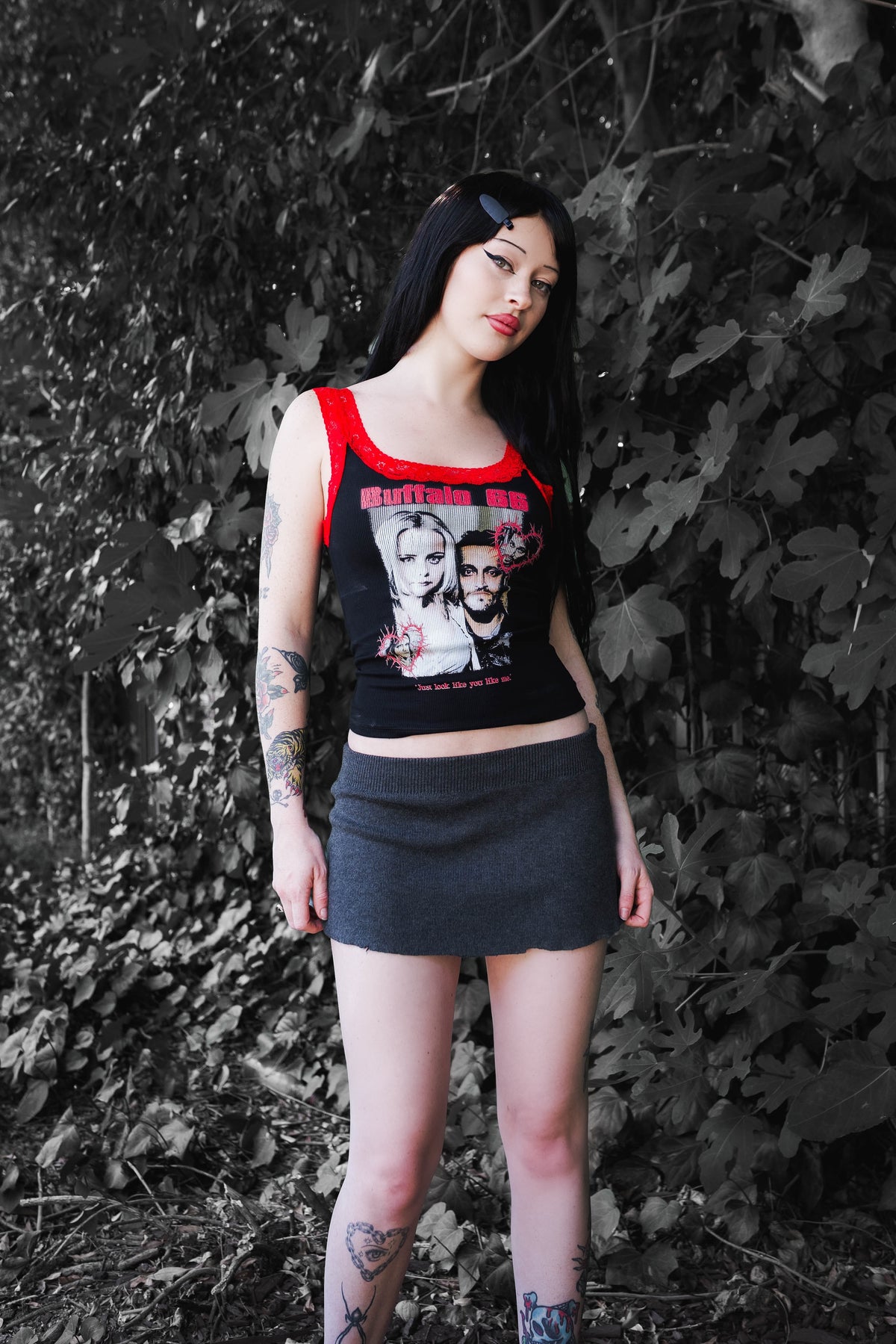 Buffalo 66 Lace Ribbed Tank