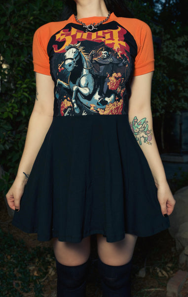 Ghost (Orange Sleeves) Baby Doll Dress