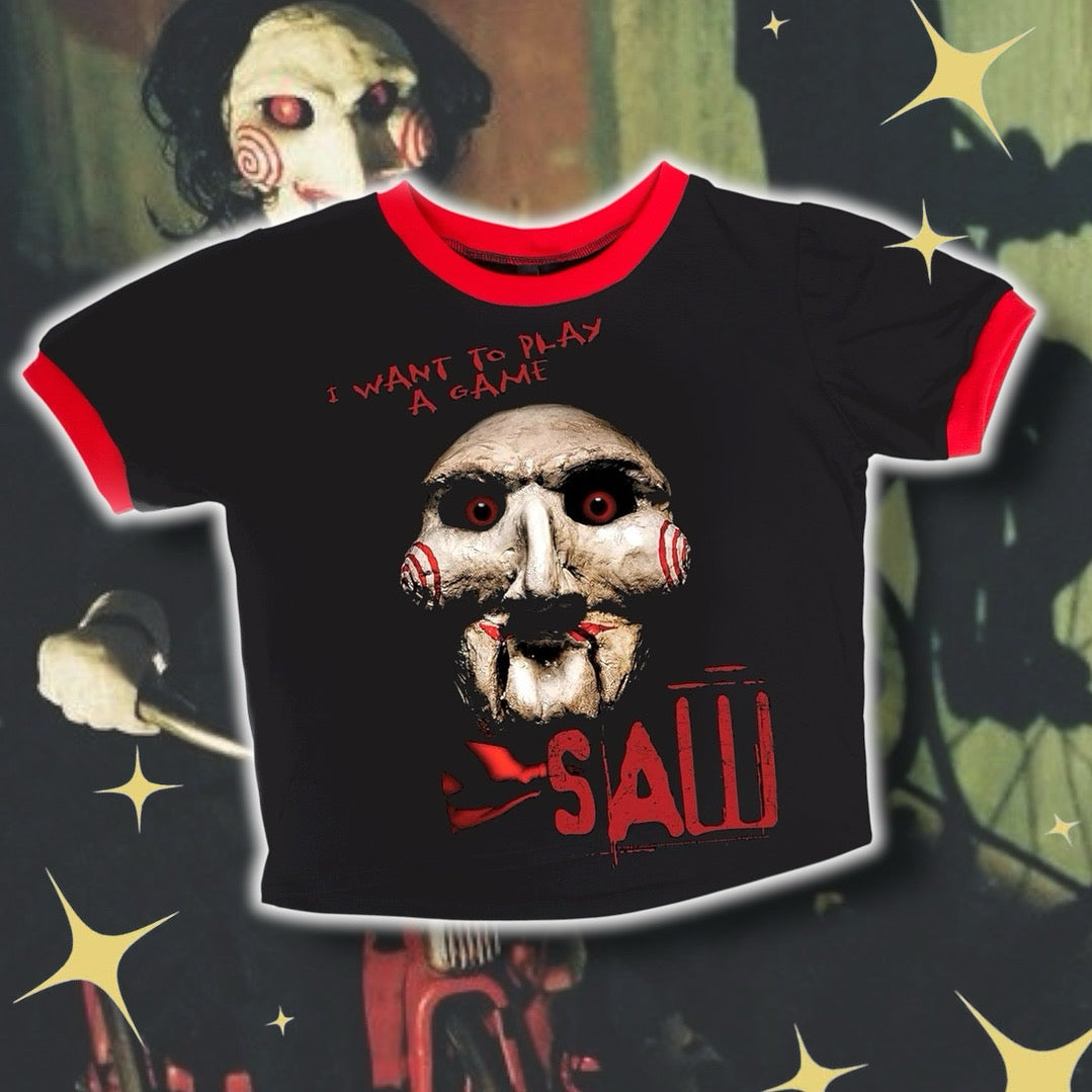 I want to play a game Ringer Tee