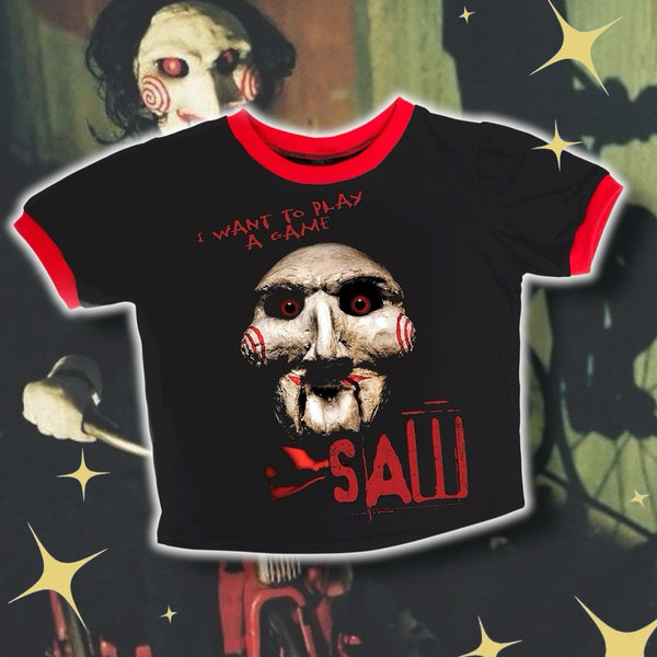 I want to play a game Ringer Tee