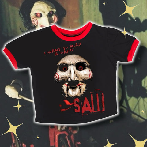 I want to play a game Ringer Tee