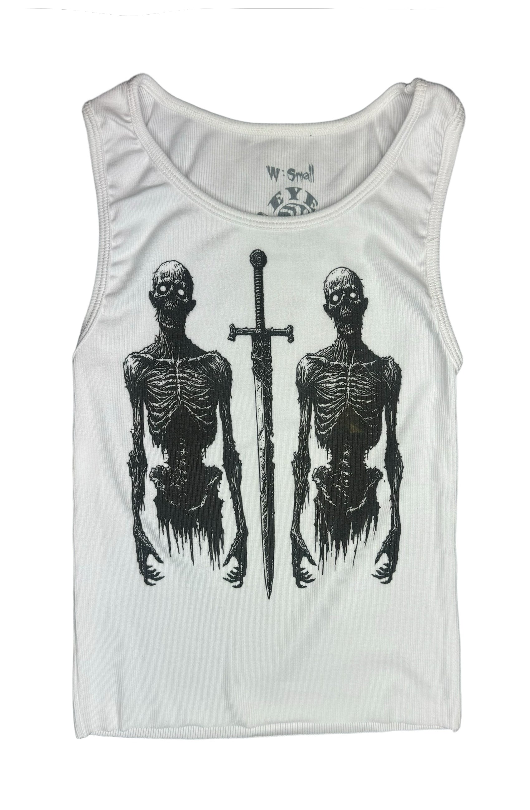 HYRAW Zombie Brigade Débardeur Noir Homme - T-Shirt Sans Manches 100% Coton Confortable