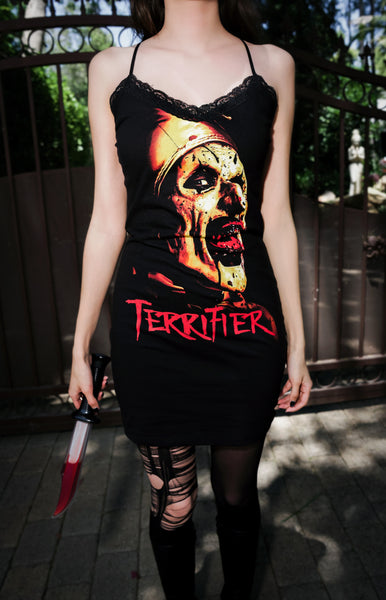 Art Lace Strap Dress