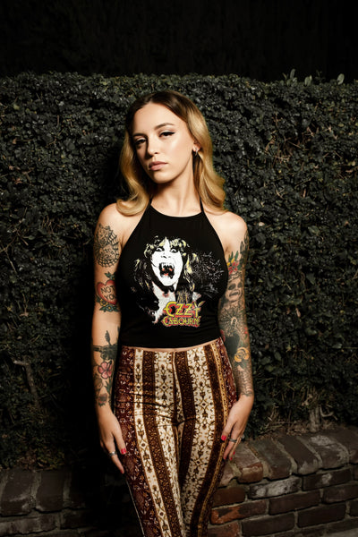Ozzy Osbourne Halter Top (Limited edition)(Close up)