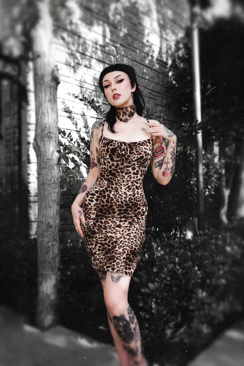 cliff leopard mini dress – Vera's Eyecandy bust 44 length 35 Bjutir Girl Dress Casual Size:10.5 B(M) US custom made