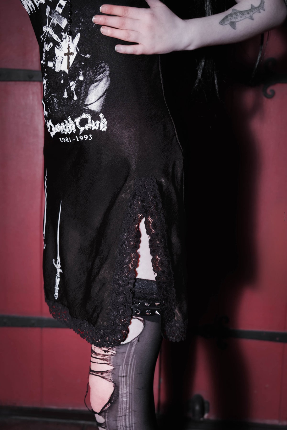 Christian Death Mini Slip Dress