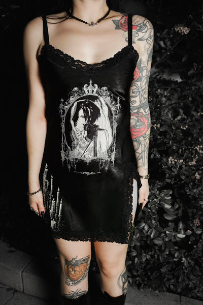 Rozz - Christian Death Mini Slip Dress