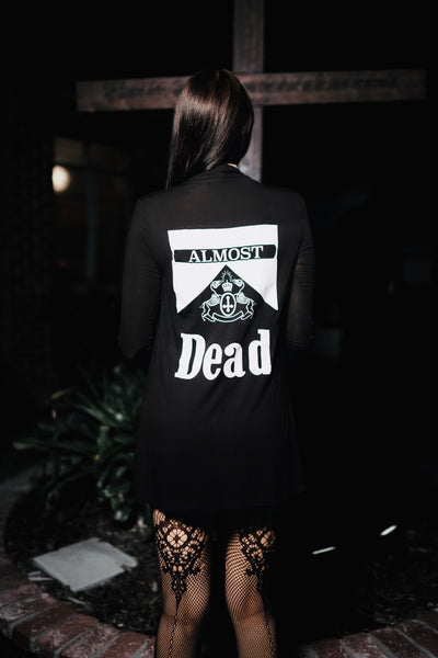 Almost Dead Long Cardigan