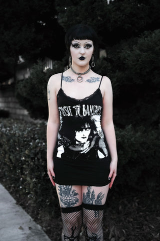 Siouxsie and the Banshees Lace Strap Dress
