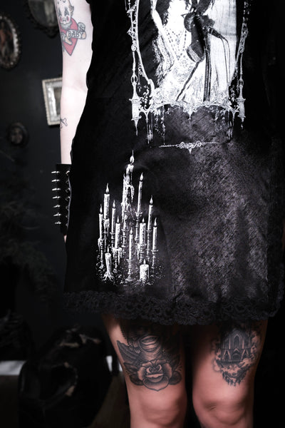 Rozz - Christian Death Mini Slip Dress