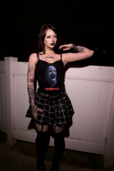 Art Cropped Lace Tank (Limited edition)