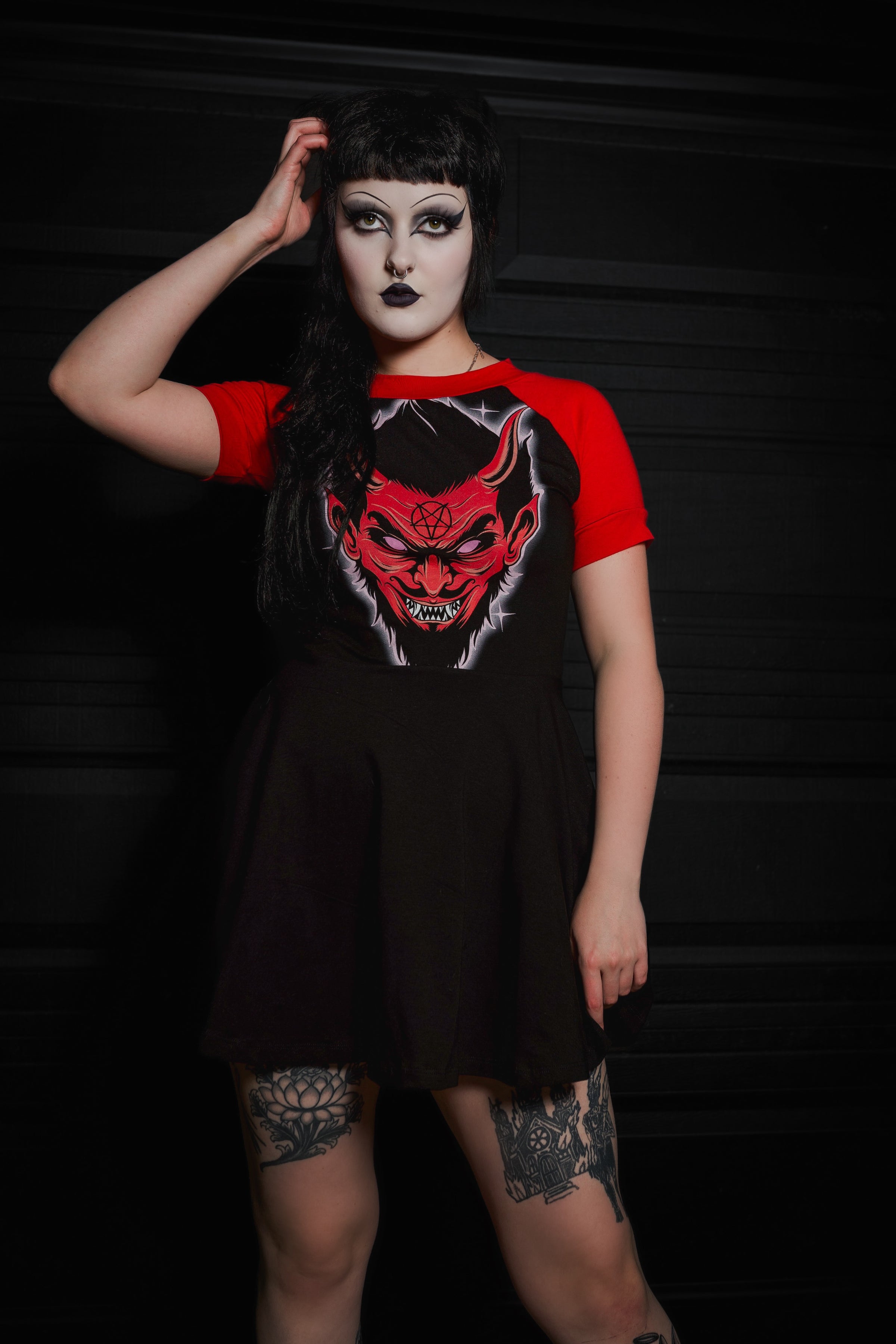 The Devil Baby Doll Dress (One-off)