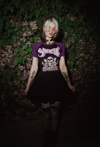 Ghost (Purple Sleeves) Baby Doll Dress