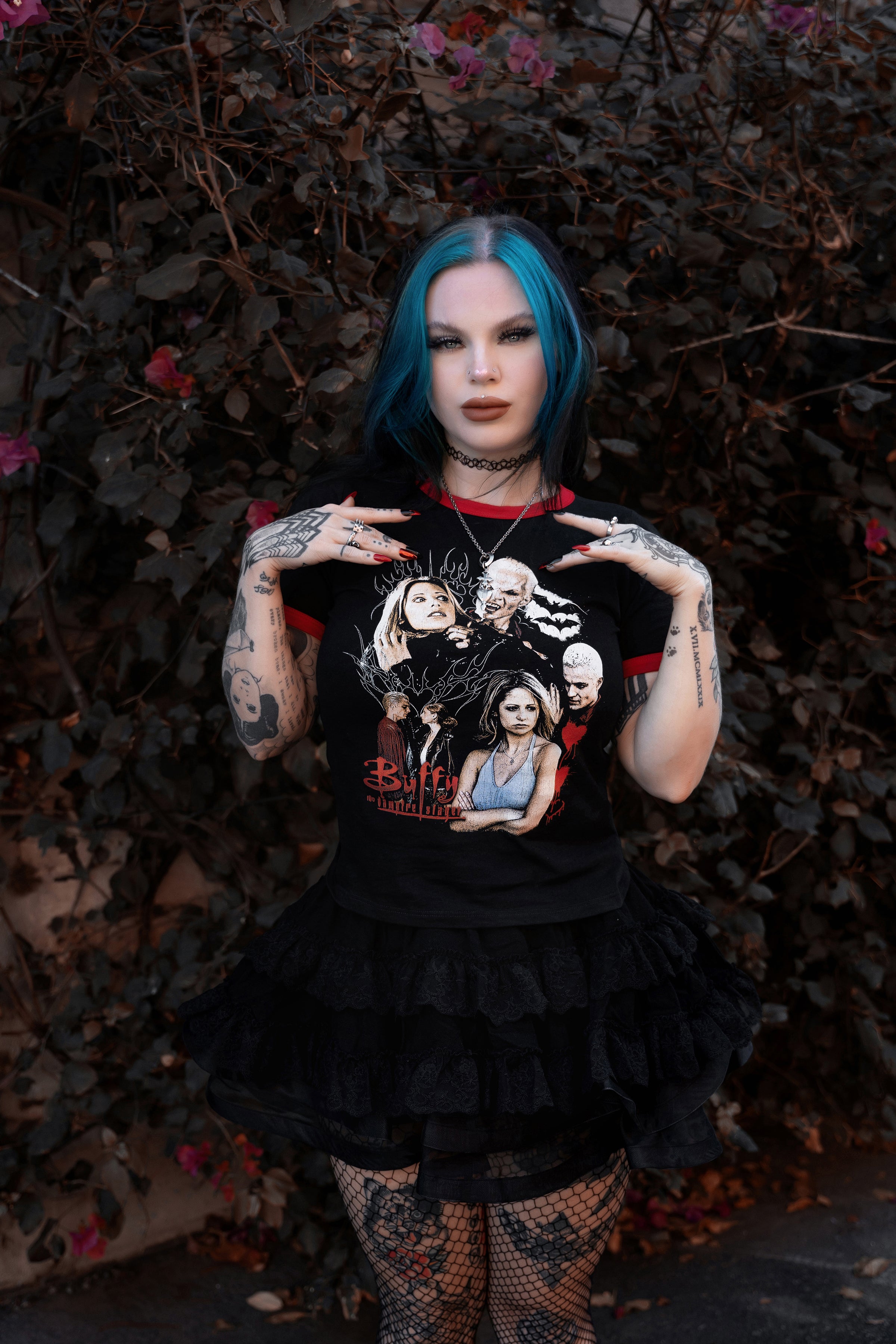 Buffy & Spike Ringer Tee