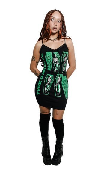 Type O' Negative Lace Strap Dress