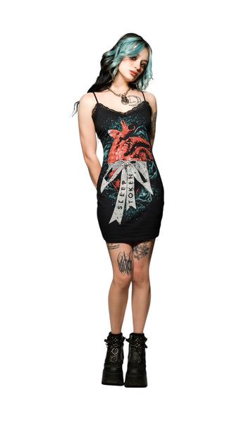 Sleep Token Lace Strap Dress