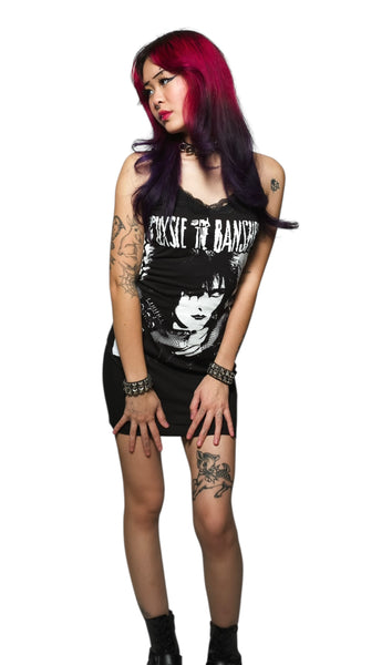 Siouxsie and the Banshees Lace Strap Dress