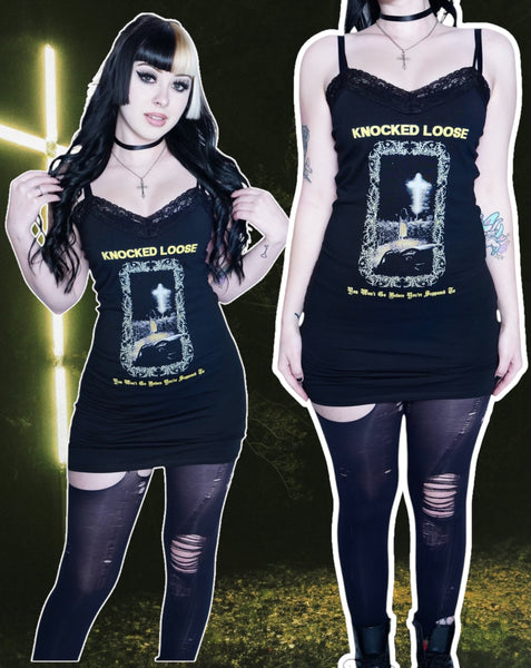 Knocked Loose Lace Strap Dress