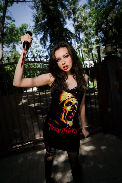 Art Lace Strap Dress