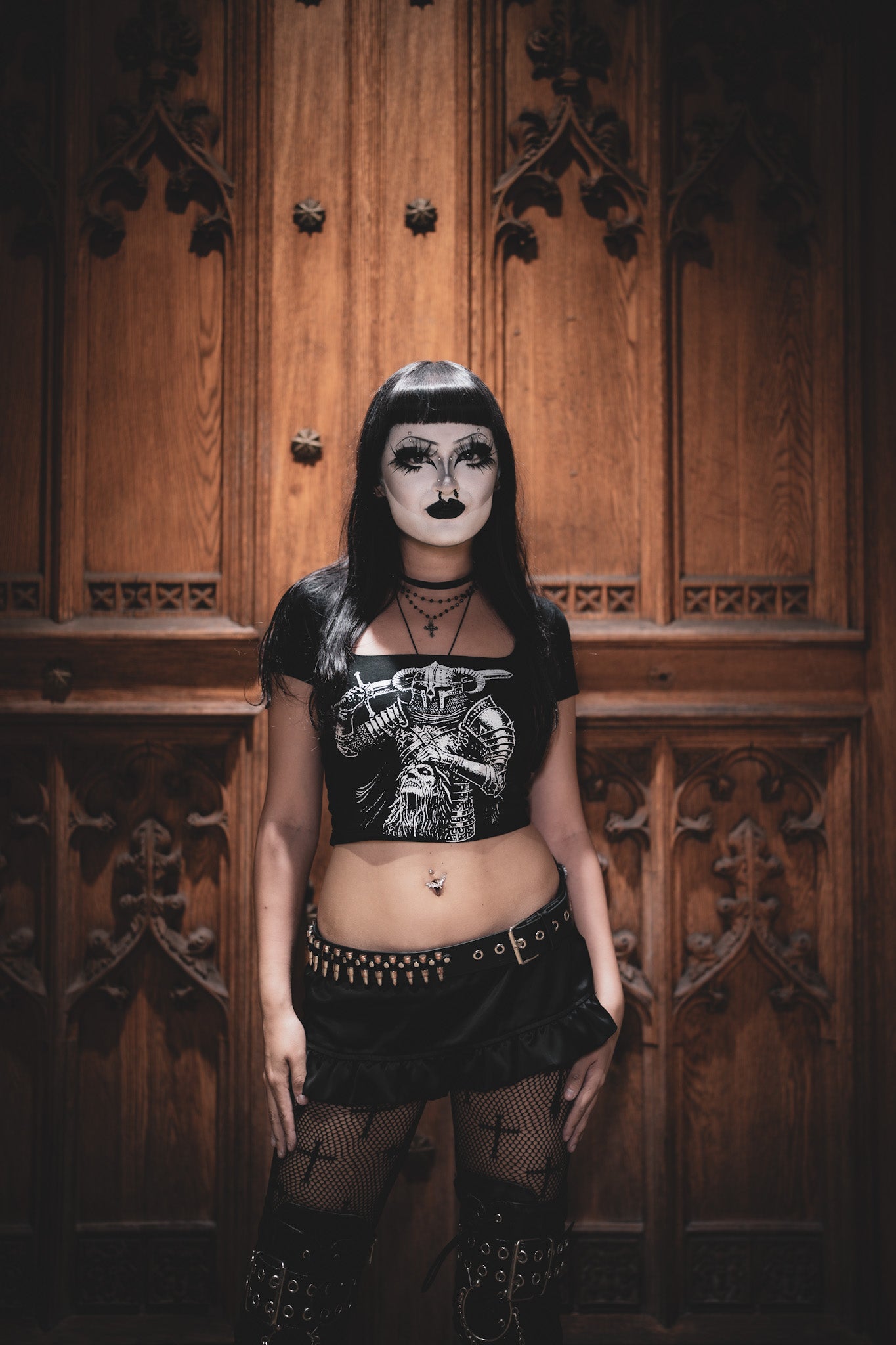 Butcher Scoop Neck Top