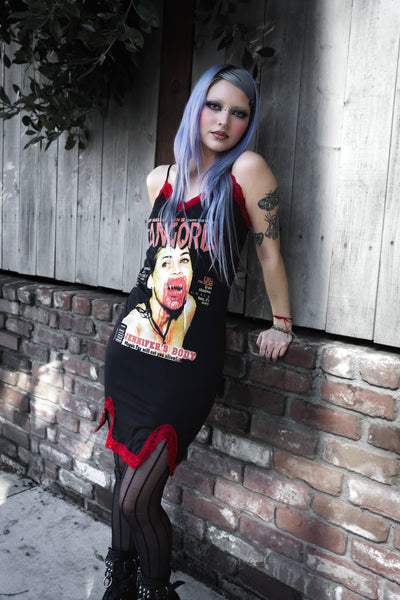 Jennifer's Body (Fangoria) Slit Red Lace Dress