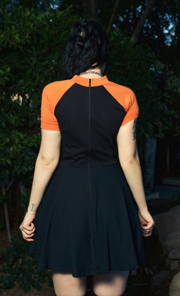 Ghost (Orange Sleeves) Baby Doll Dress