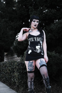 Siouxsie and the Banshees Lace Strap Dress