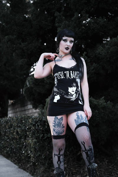 Siouxsie and the Banshees Lace Strap Dress