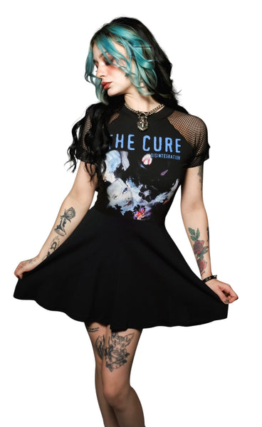 The Cure Fishnet Baby Doll Dress