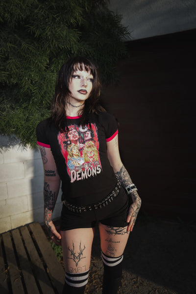 Night of the Demons Ringer Tee