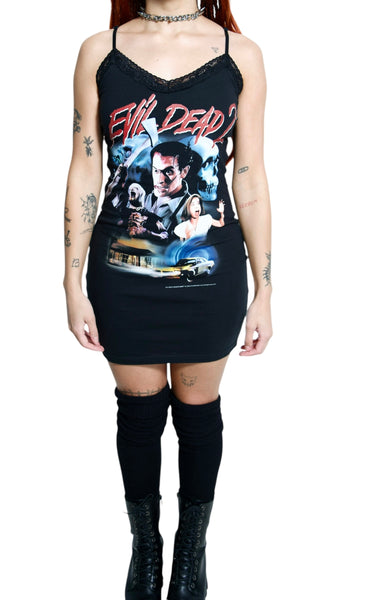 Evil Dead Lace Strap Dress