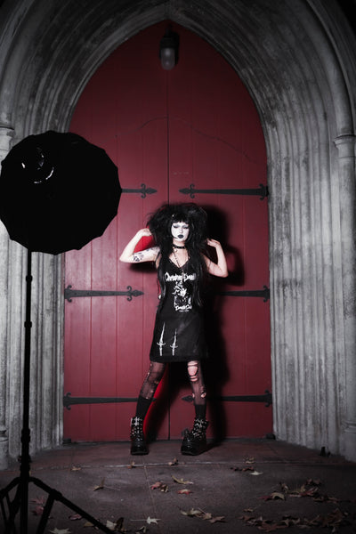 Christian Death Mini Slip Dress