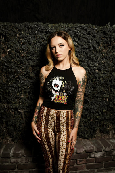 Ozzy Osbourne Halter Top (Limited edition)(Close up)