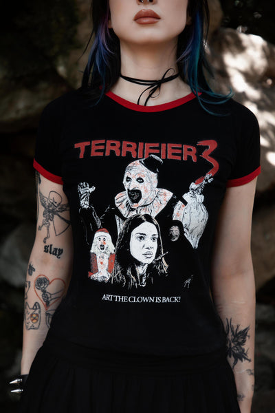 Terrifier 3 Ringer Tee (Black)