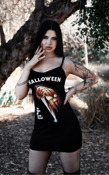 Halloween Lace Strap Dress