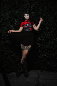 Ghost (Red Sleeves) Baby Doll Dress